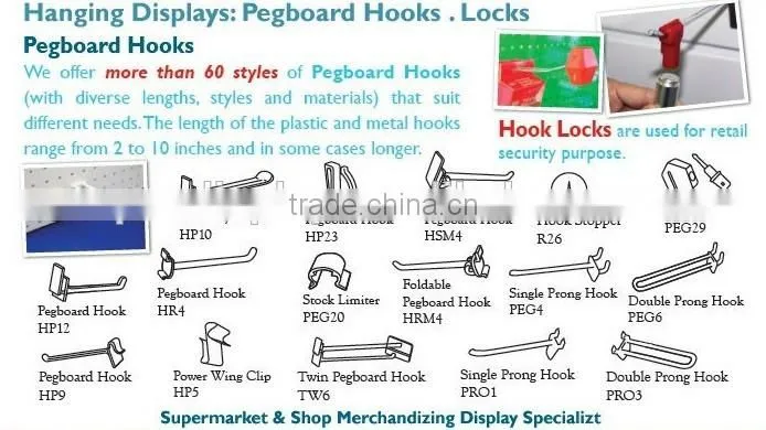 hot sale pegboard hook