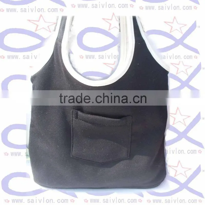 Neoprene lunch bag/ neoprene cosmetic bag/ neoprene tote bag