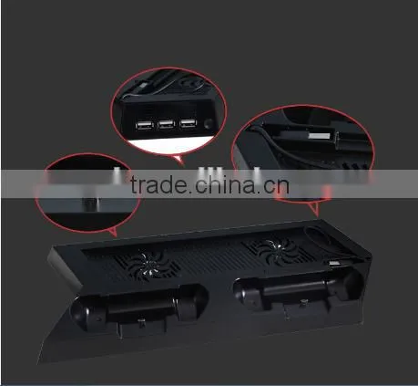 High Quality Cooling Fan Dual Charging Dock 3-Port USB Hub For PS4