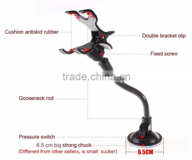 360 Degree Rotating Secure Car Suction Cup Magnetic Stand Mount Universal Mobile Phone Holder for iphone
