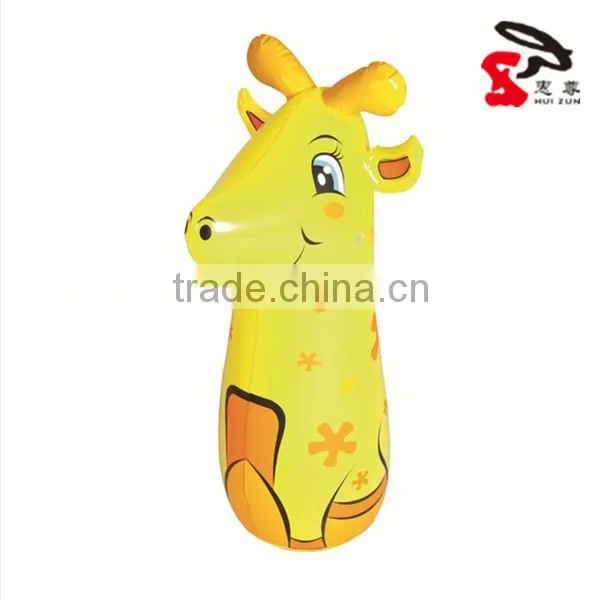 Kids Children 3D inflatable bop bag,inflatable tumbler