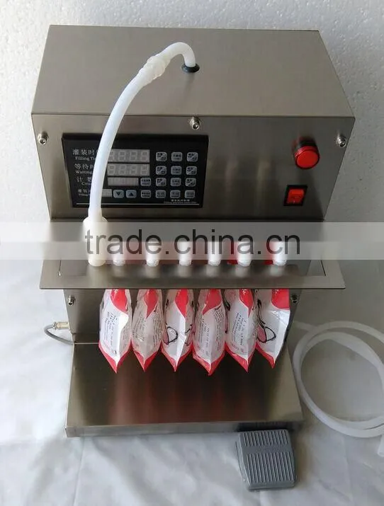 electric vegetable oil, juice spout pouch filling machine