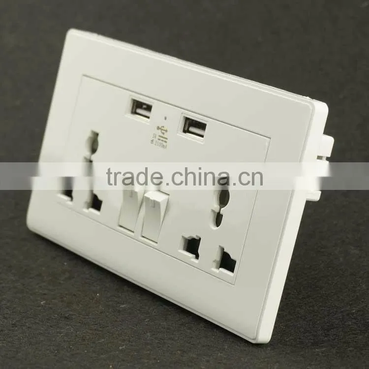electric usb sockets and switches with wall switch socket