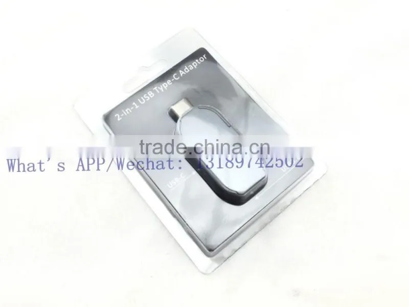2-in-1 USB Type-C Converter/Adaptor USB 3.0 Adapter To USB Type C For New Mac Book