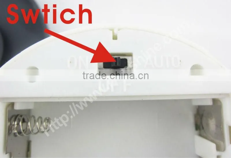 mini white modern motion sensor lights with 5led for night