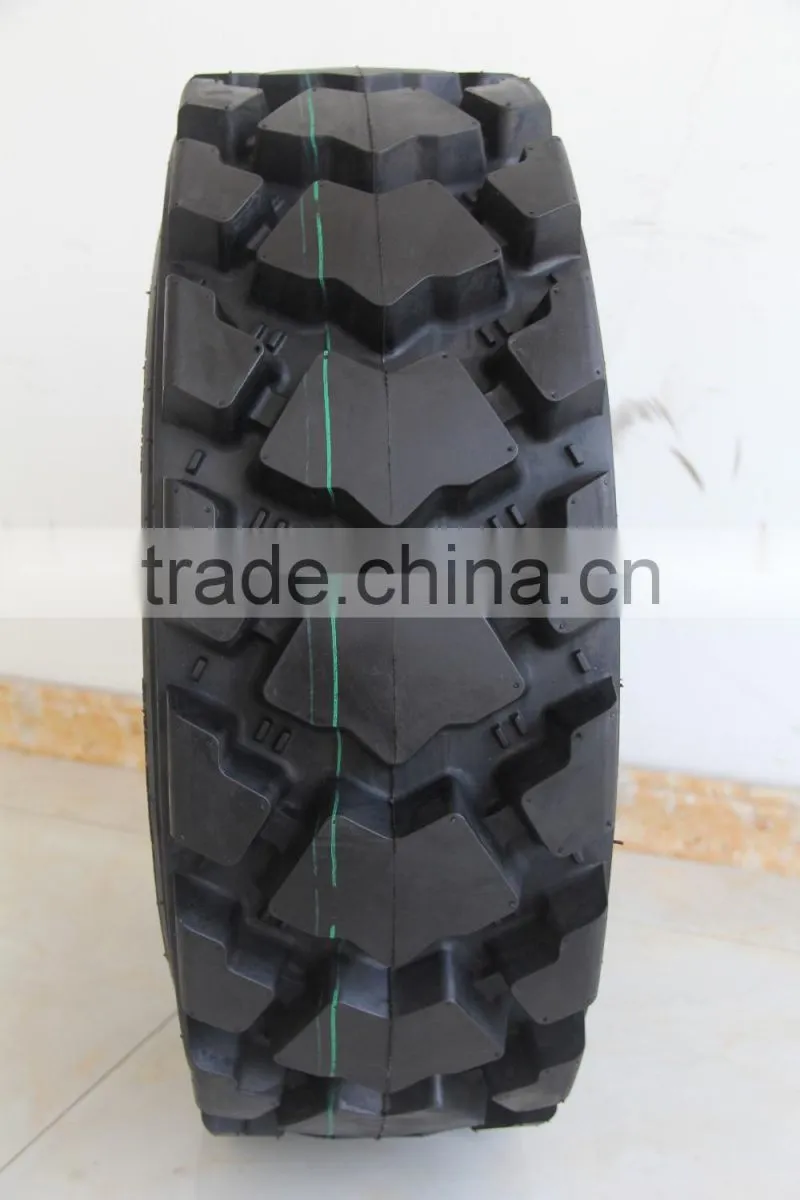 China factory sks-3 off the road tyres OTR tyres loader tyres bobcat skid steer tyres 12x16.5 12-16.5