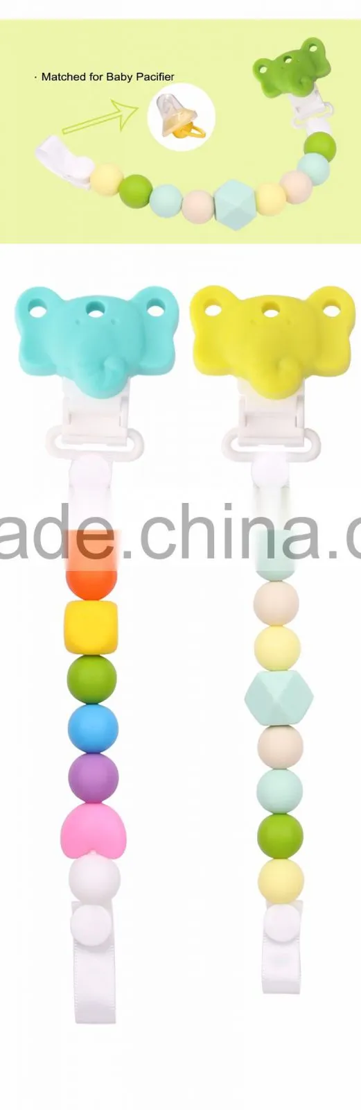 Baby Pacifier Clip 100% BPA FREE Make From Food Grade Silicone