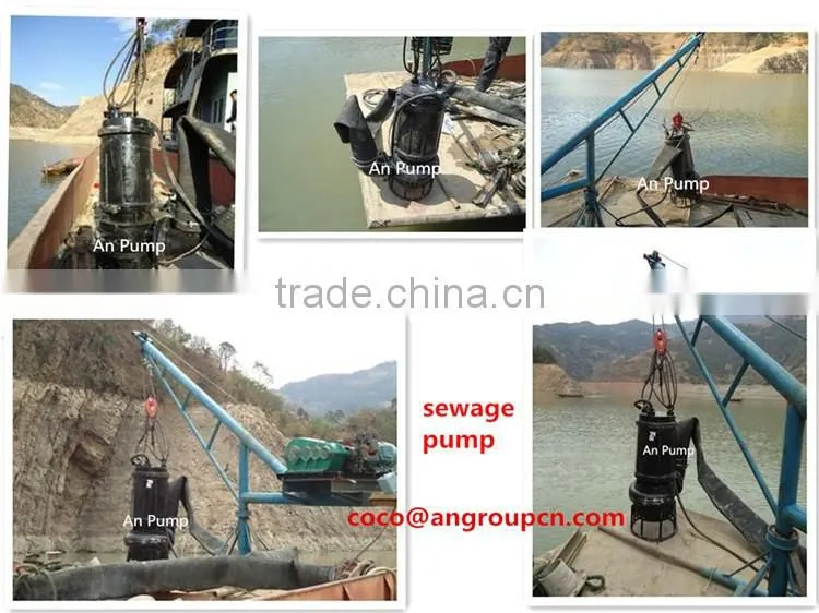 High pressure sewage ejector submersible pump