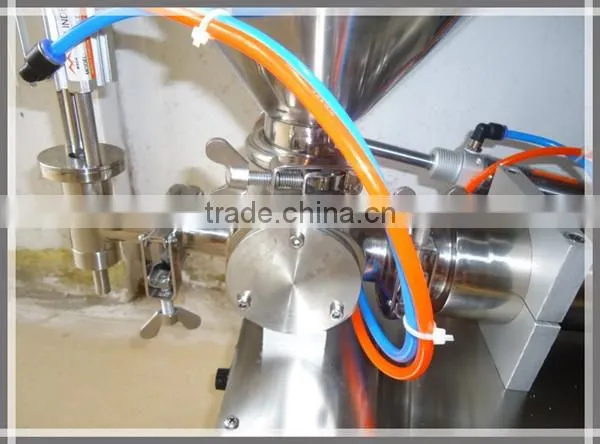 Quantitative 10-300ml Double Heads Pneumatic Unguent Tooth Paste Soy Filling Machine