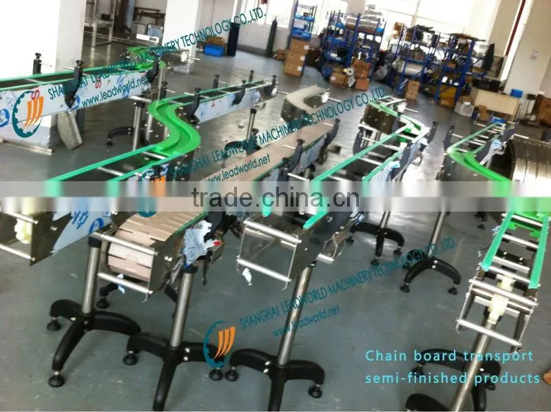 belt or chain coveyor system for beverage production line(energy drink, juice)