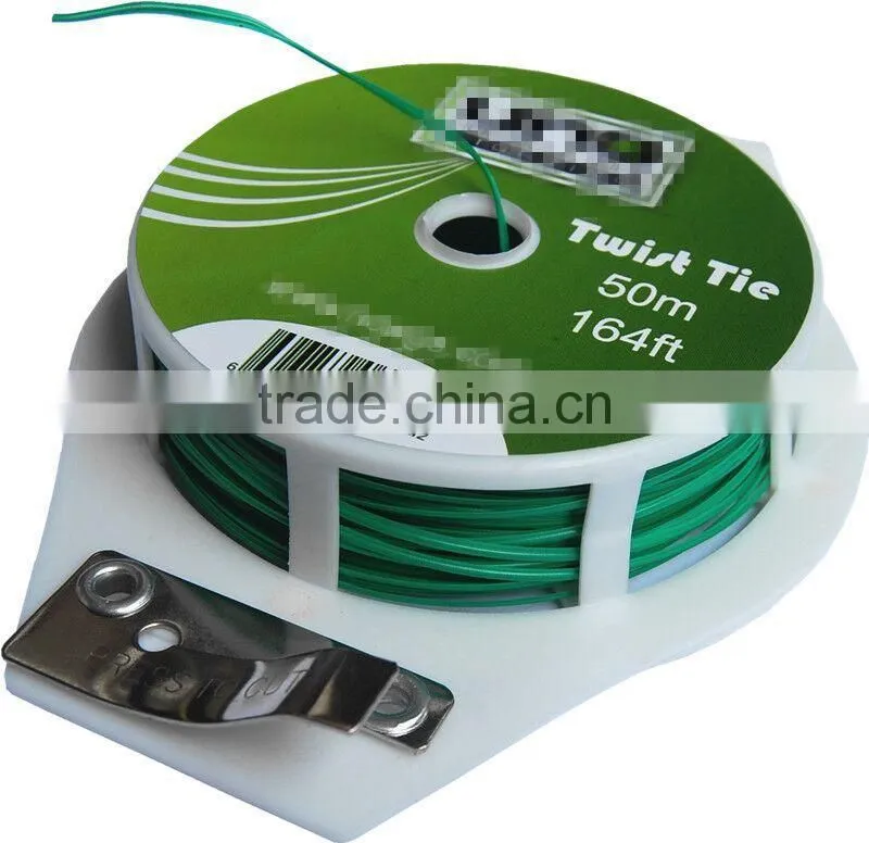 garden plastic tree collar/ metal wire twist ties/ plant ties