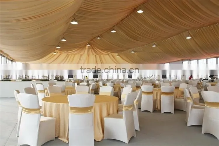 Huge exhibition gazebo tent with wood floor for industrial event party