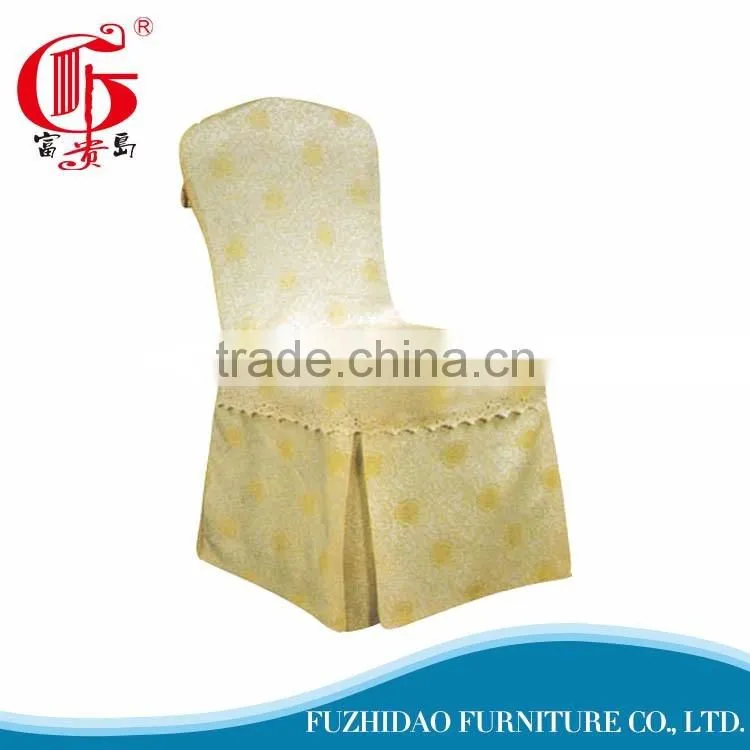 Universal spandex chair cover elastic ruffled chair cover