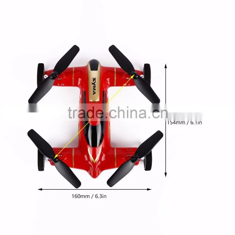 New Arrival Radio Control 4 Axis Model Plane Toy Aircraft, Remote Control Toy Airplane Dual Use Drone For Wholesale