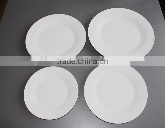 cheap color glazed stoneware dinner set