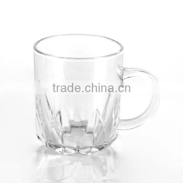 Mintao KB7437 Machine made clear mini turkish tea glass