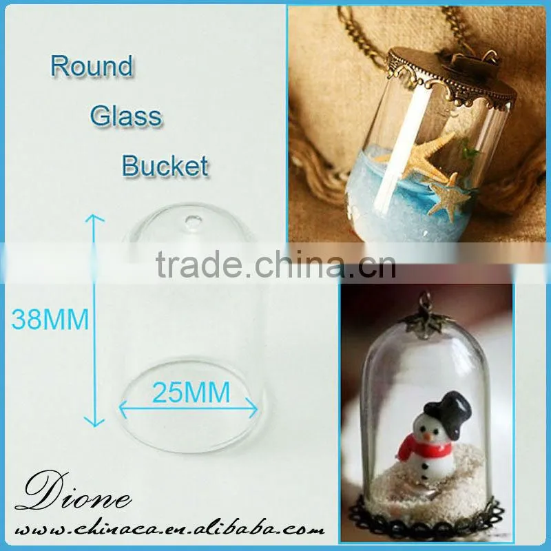Real flower terrarium necklace , DIY glass globes , glass globe necklace