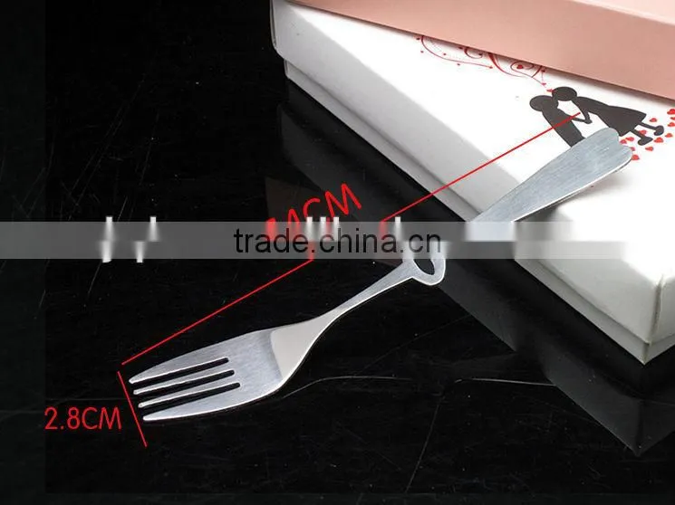 high quality christmas gift stainless steel spoon and fork set