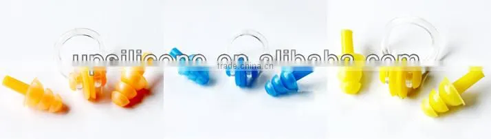 Silicone Swimming ear plugs with box