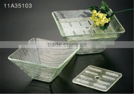 Hotel acrylic display plate and dish for sanshimi