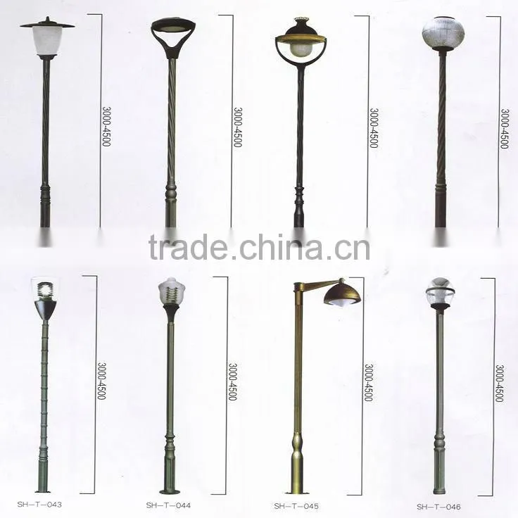 Street,garden designed lamp post