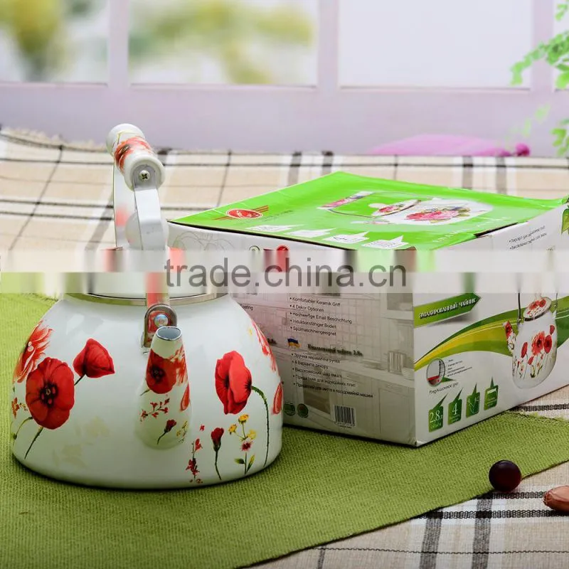 Tea Set 2.5 L Ceramic Teapot with Flower Design TeaPot Wholesale