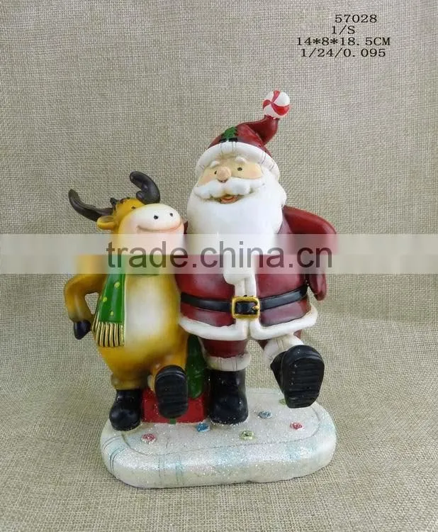 christmas resin santa claus resin christmas ornaments wholesale