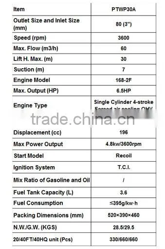 Petrol Water Pump