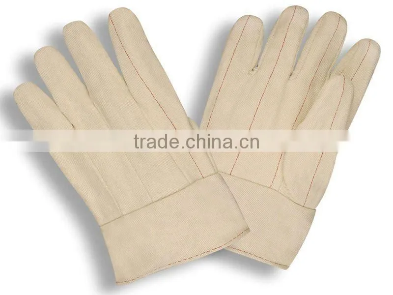 Durable cotton hot mill glove