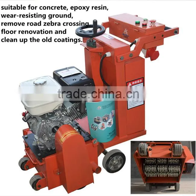 diesel operate concrete scarifier machine floor scraper
