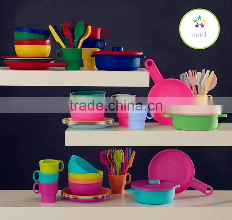 Hot Selling Funny Happy Children Kids Cookware Kitchen Playset Toys From Dongguan ICTI Manufacturer