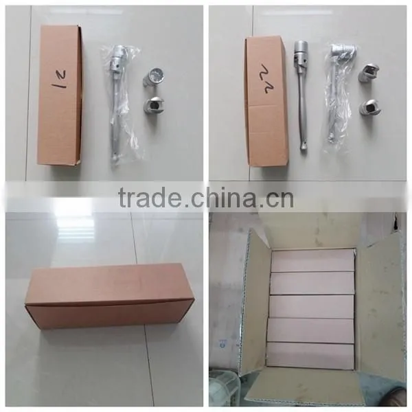 Carbon steel material hand tools adjustable wrench for industrial