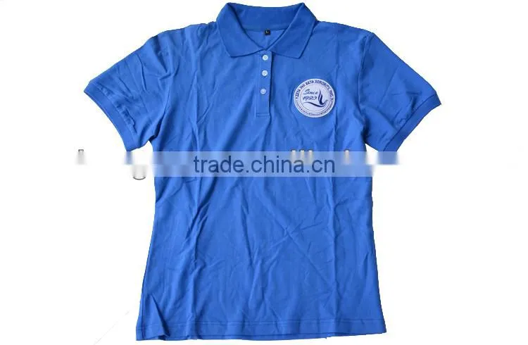 Cotton pique embroidery greek letter short sleeves polo tshirts