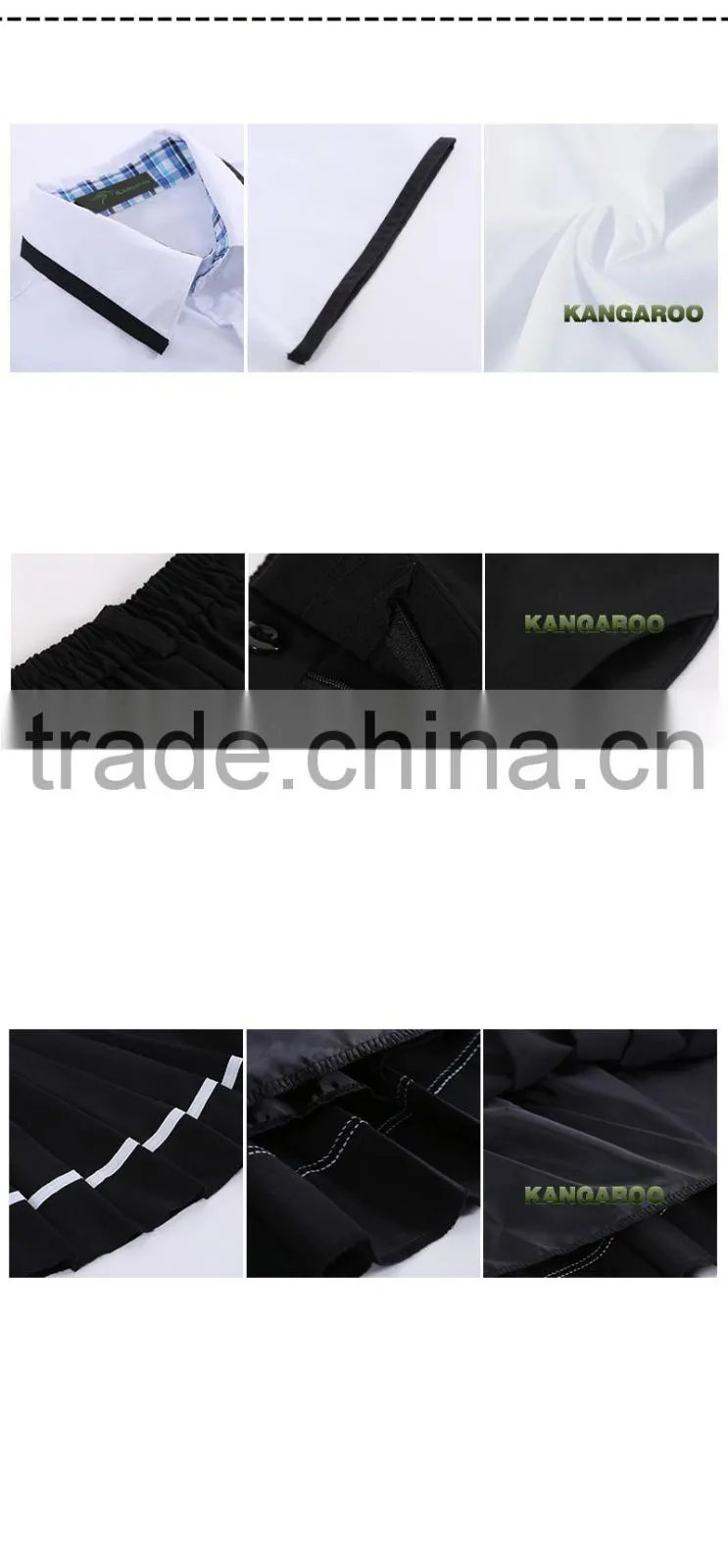 Asian Adult College Uniform Design Guangzhou Factory