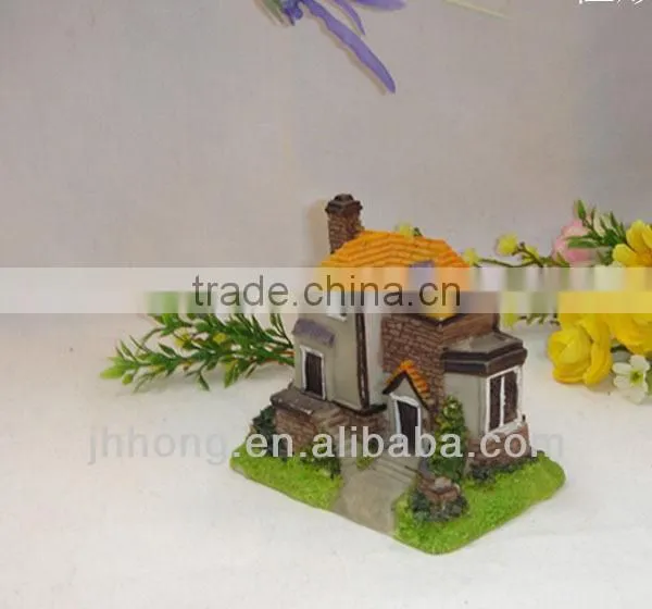 Resin European rural small house crafts for decoration/gifts