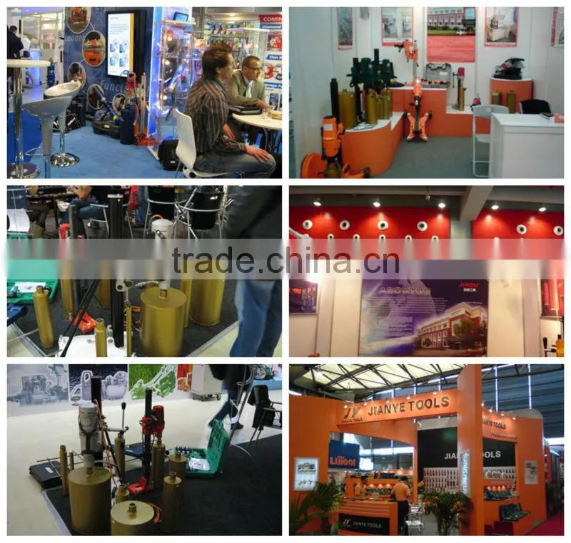 concrete core drill machine with drilling materials for concrete,brick and stone