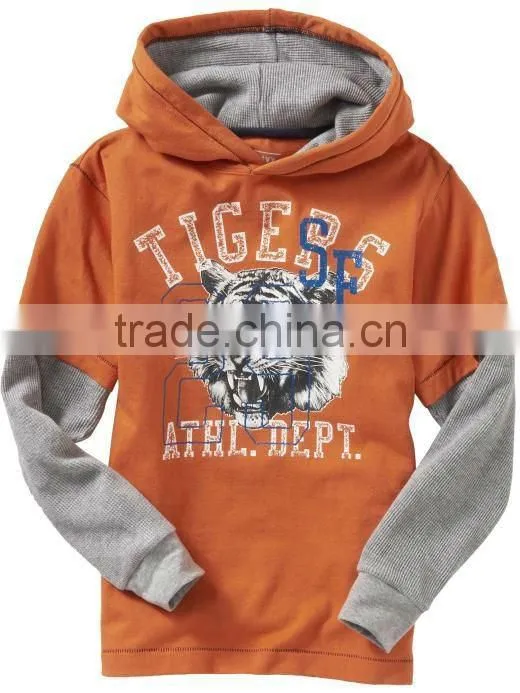 BOYS DOUBLE SLEEVE T SHIRT