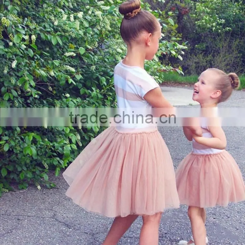 Kids Frock Designs Summer TUTU Dress Toddler Girls Pink Cotton Dresses Gauze Pretty Dress For Girls European KIDS Dress