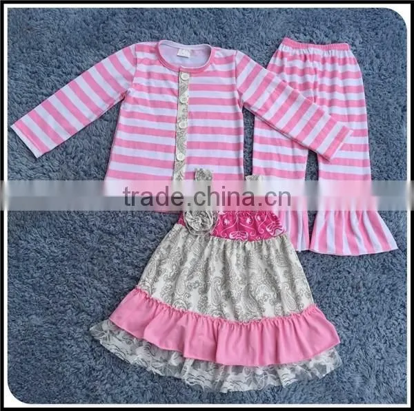 wholesale children's boutique clothing Valentines Day girls outfits BY-G240