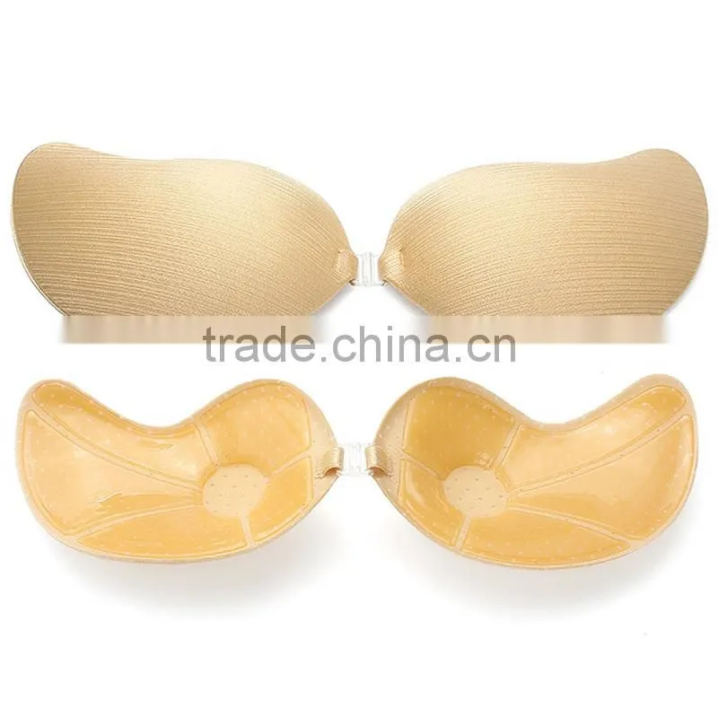 fashion sexy strapless invisible silicone bra
