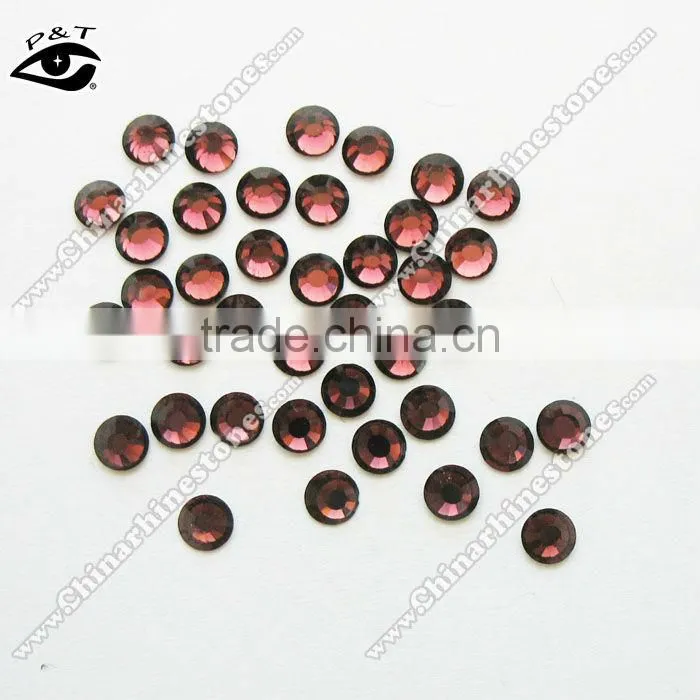 Flat back DMC crystal 4mm ss16 amethyst for apparel