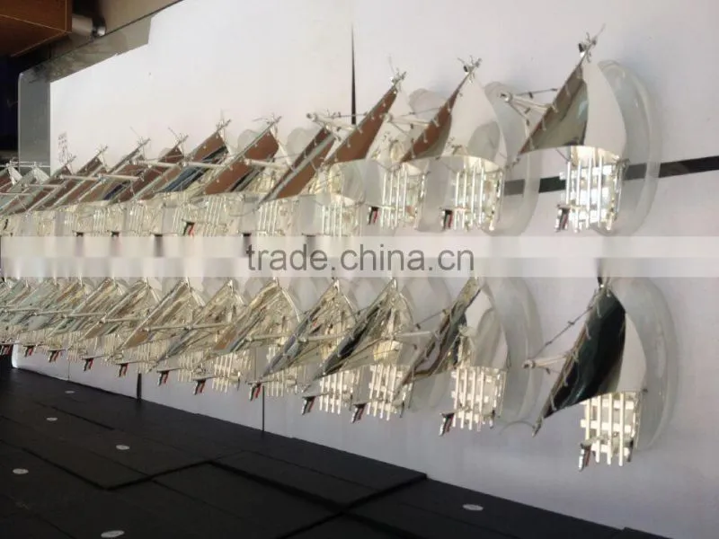 2017 NEW DESIGN real golden plated Dhow Model For kuwait Gifts