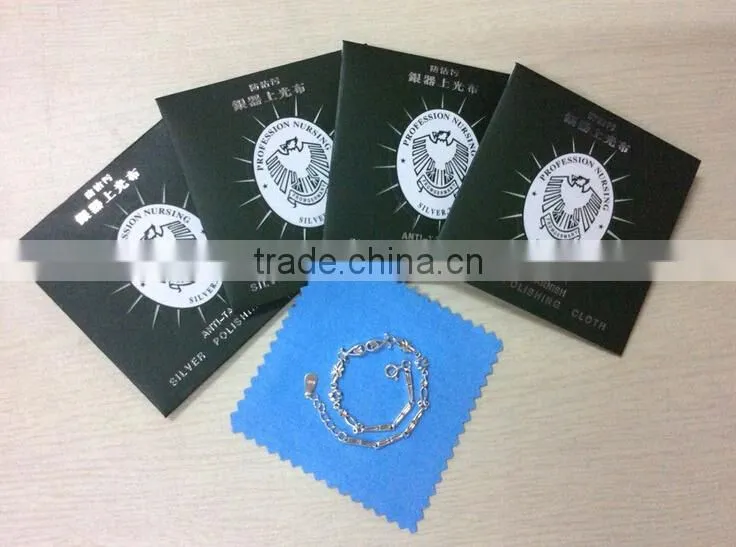 Custom Jewelry Polishing Cloth Cleaning Platinum Gold and Sterling Silver