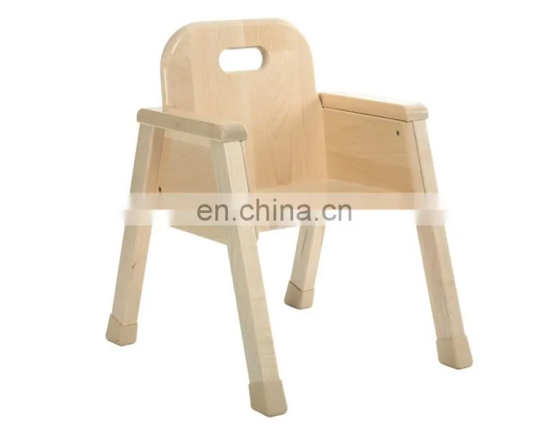 High Quality Montessori furniture portable wooden baby chair