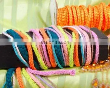 braided rope belt,cotton rope