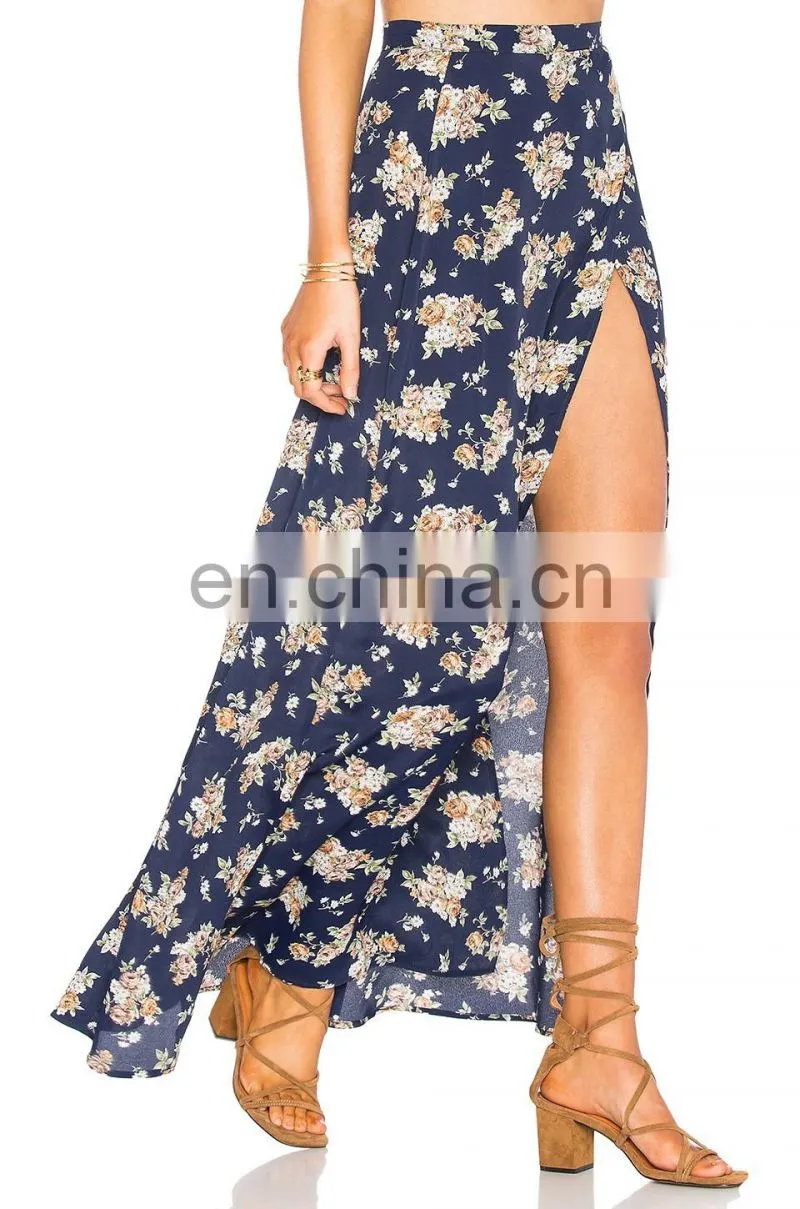 Latest hawaian high waist skirt crop top images