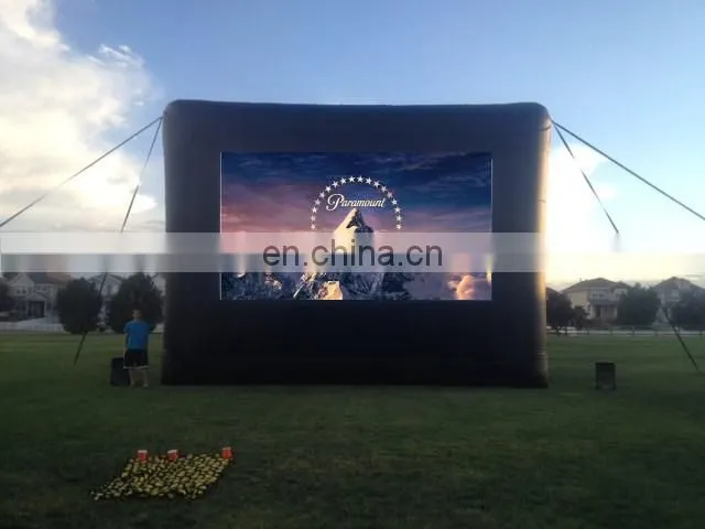 Outdoor rear projection inflatable movie screen for sale