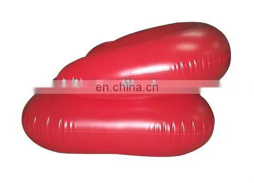PVC inflatable pink child sofa