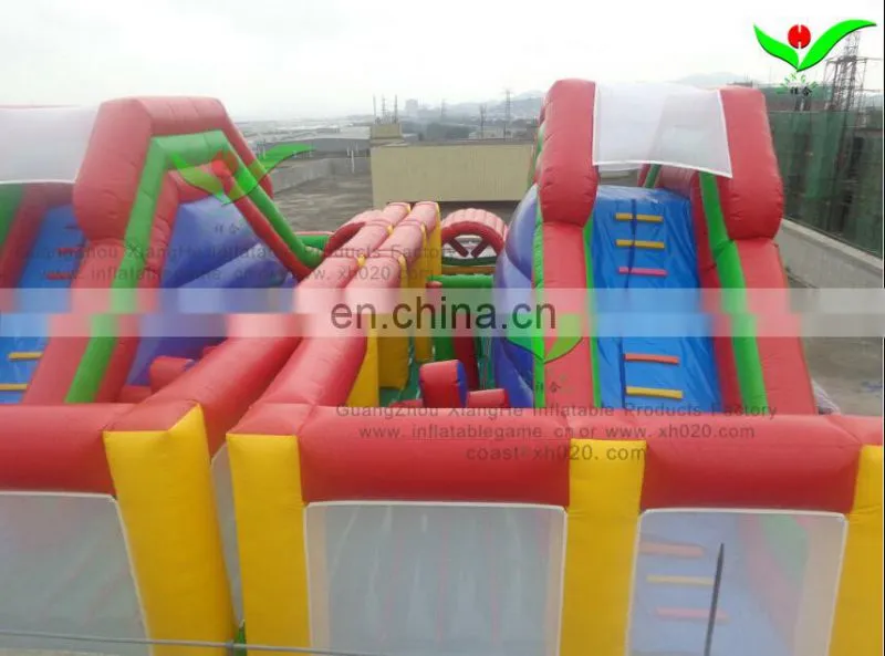 Customized commercial kids or adults amazing Inflatable Obstacle Course