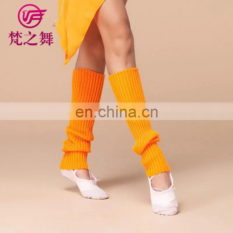 P-9052 High quality cheap wool knit belly dance socks accessory